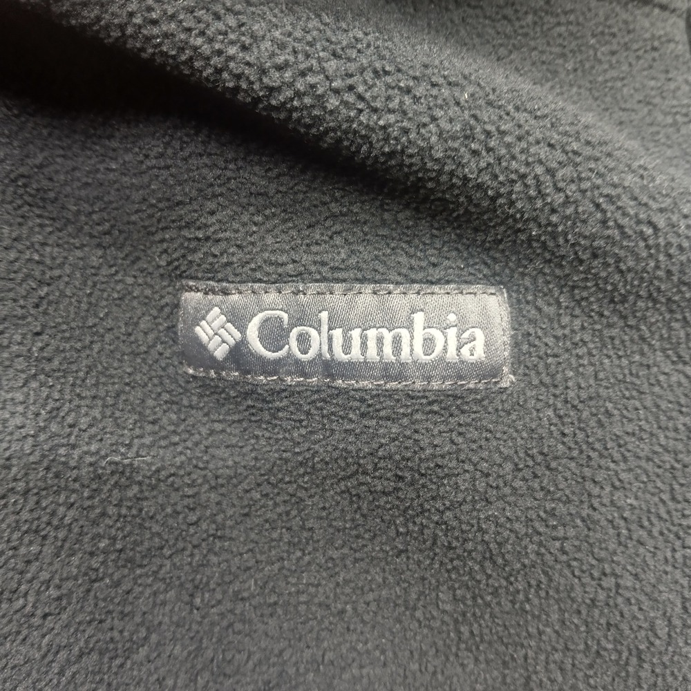 Columbia Kids Black Fleece Full Zip Jacket Size M 10/12 0355 - Picture 3 of 8